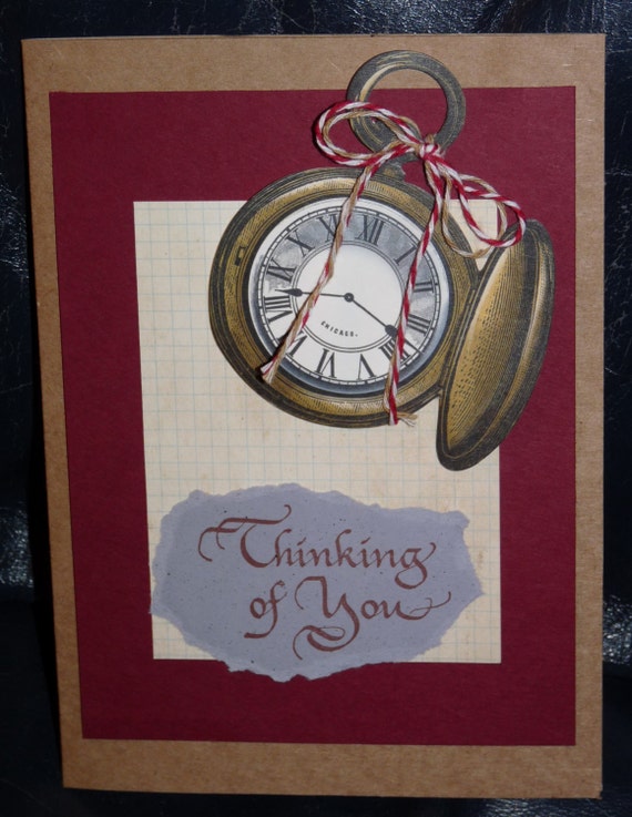 Thinking of You Handmade Card Masculine Great 3D