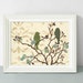 Love Bird Print French Country Bird Wall Decor Art by loriamckee