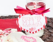 Valentine PRINTABLE 'You're The Milk To My Cookie' Classroom Tag by Love The Day Il_170x135
