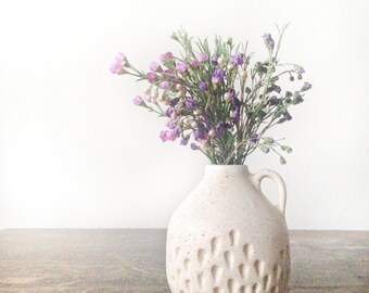 Ceramic vase home docor gift Handmade ceramic bud vase in speckled cream glaze