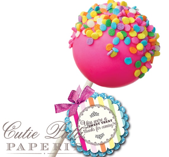 Ice Cream Party - 2inch PRINTABLE FAVOR TAGS - Cutie Putti Paperie Il_570xn
