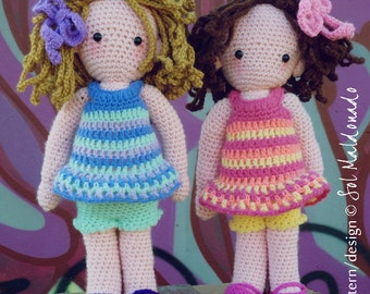 Crochet Amigurumi Doll Pattern PDF - Instant Download