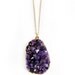 BRAZIL amethyst druzy necklace