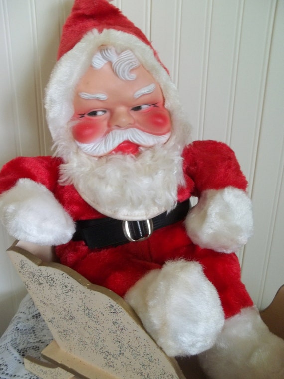 vintage plush santa