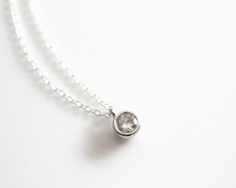 Pearl Bar Necklace by TheAlteredChain on Etsy
