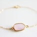 Pink & Gold Glass Bracelet