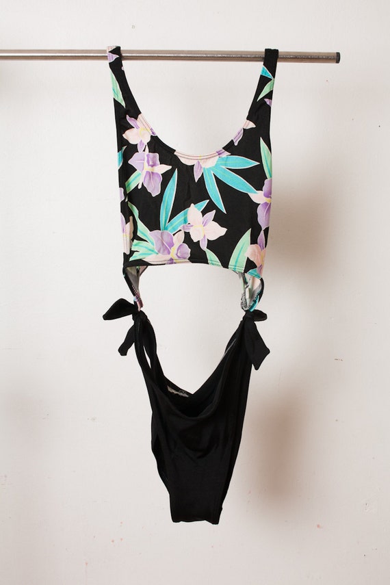 bathing suit bottoms with tie bow on side