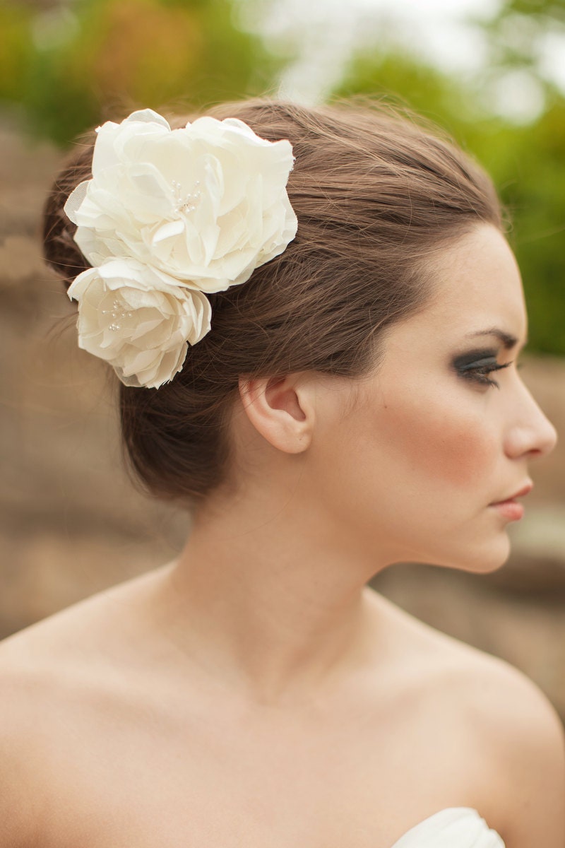 bride hair made style