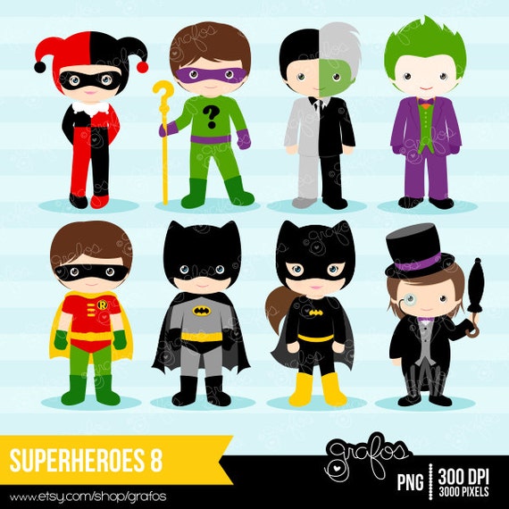 superhero clipart etsy - photo #18