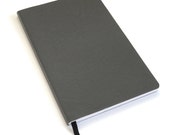 Charcoal Grey Soft-cover Journal, Half-Page