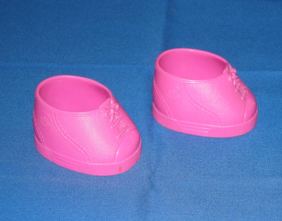 1980s Cabbage Patch Kids Shoes Pink Doll Shoes Vintage one