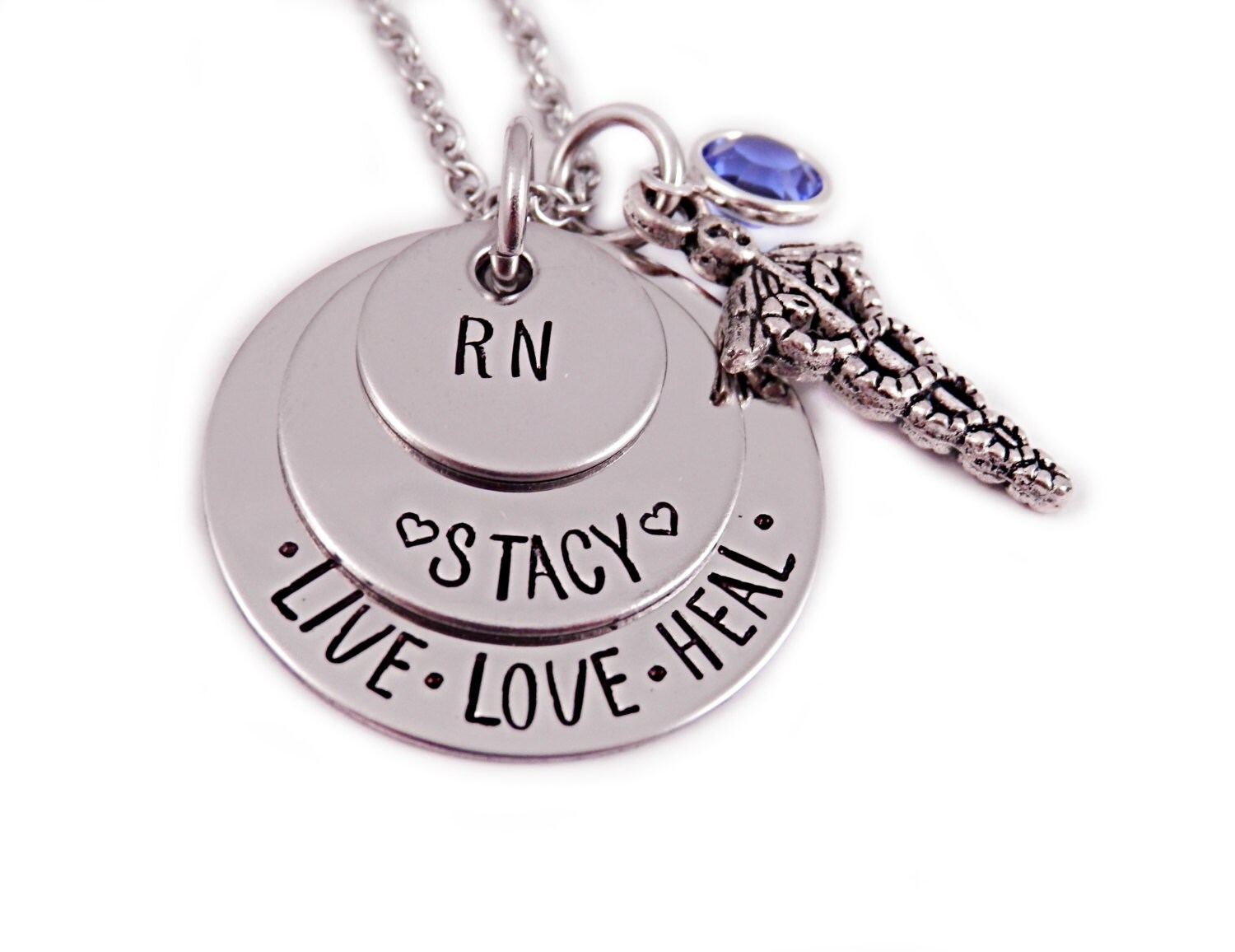 Personalized RN Nurse Necklace Nurse Gift Nursing