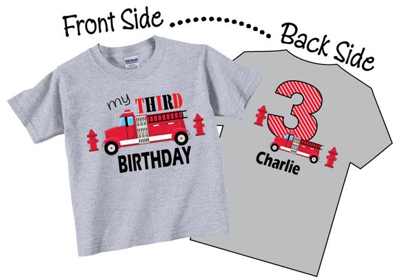 happy 3rd birthday shirts