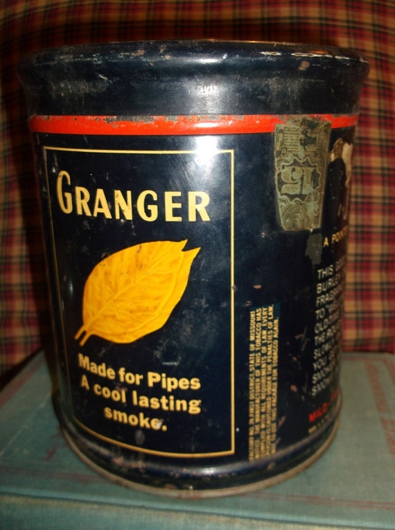 Granger Pipe Tobacco Rough Cut Tobacco by ChixCoopAntiques 
