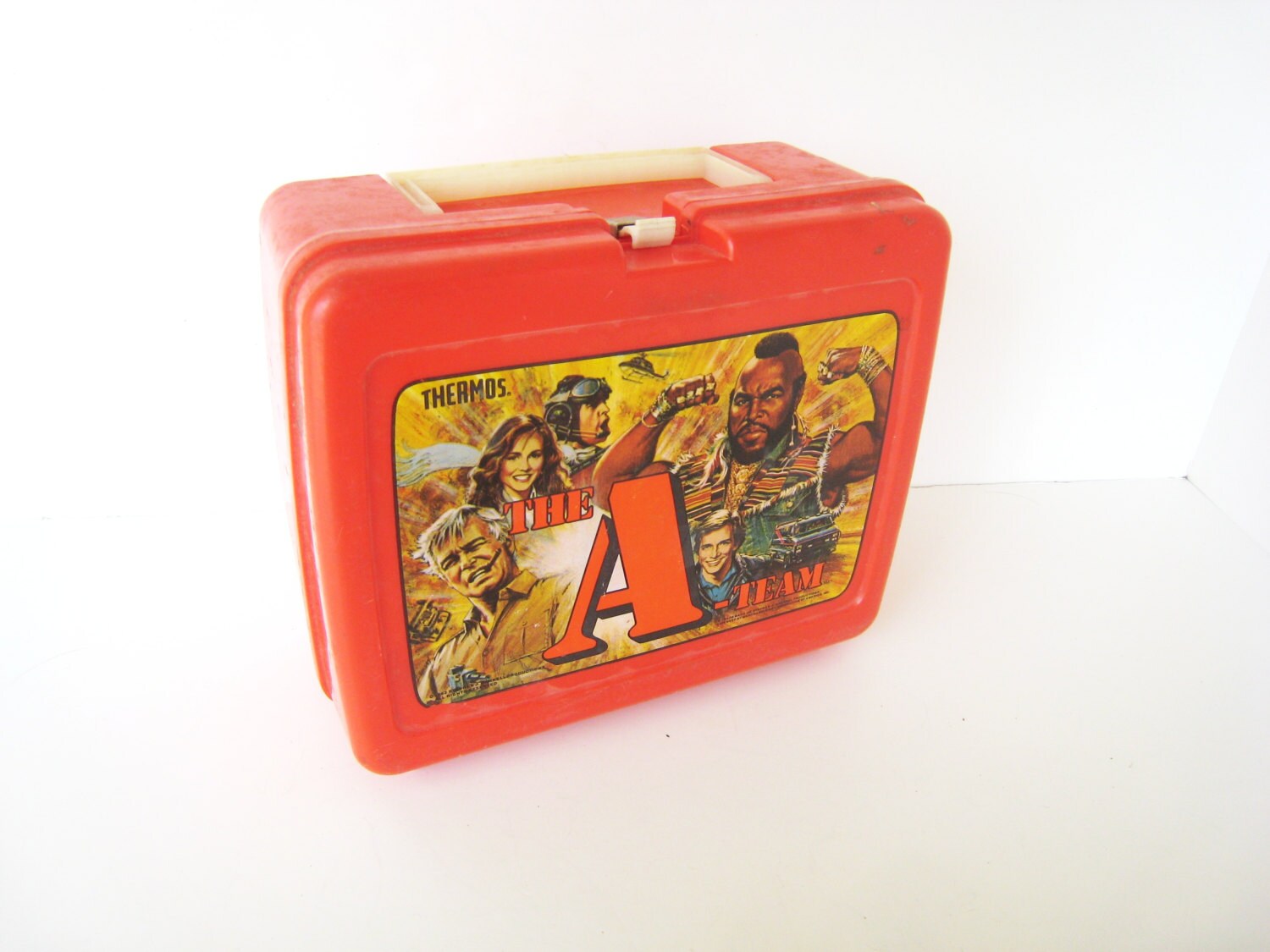 Vintage Plastic ATeam Lunch Box by Thermos by SweetGeekVintage