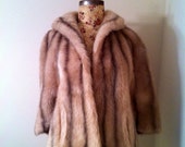 Vintage 60s Regina Glenara by Glenoit Light Brown Cape