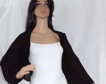 Black Shrug / Bolero Jacket