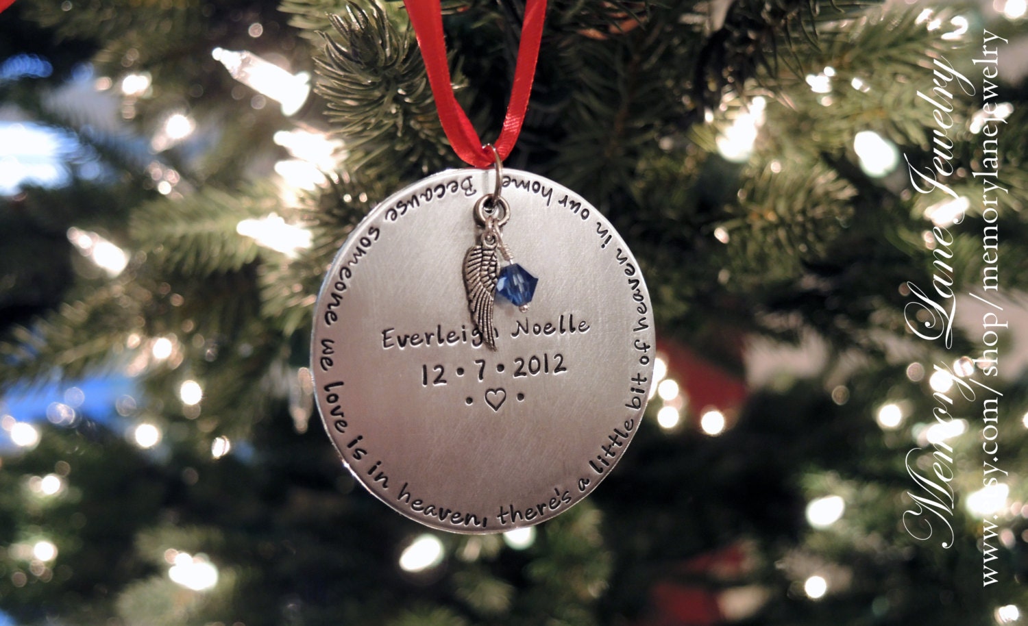 memorial christmas ornament because someone we love is in memorial christmas ornament because someone we love is in