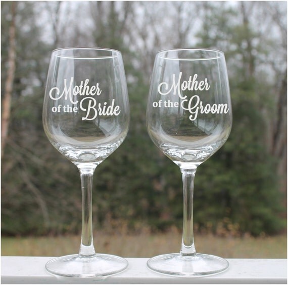 Etched Wine Glasses Mother Of The Bride Wedding By StoneEffectsMD   Il 570xN.486702455 Cr4v 