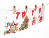 Digital Christmas ABC flashcards / alphabet flash cards/ downloadable / printable / 5" by 7" Il_170x135