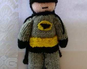 batman yarn doll