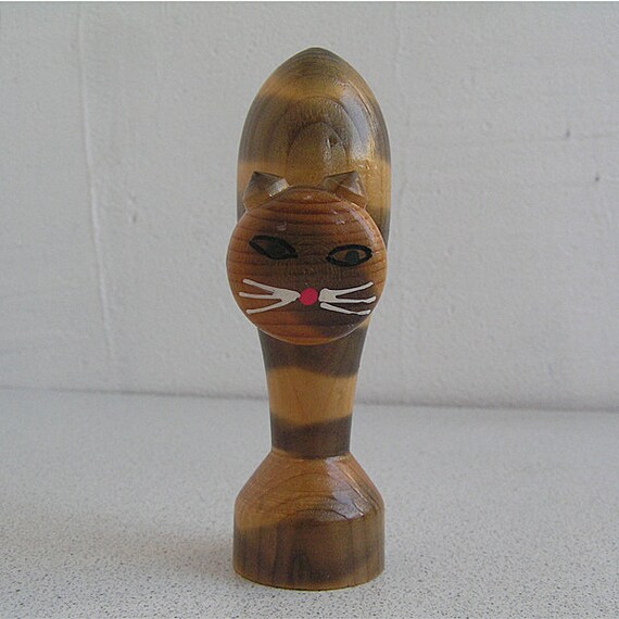 olive wood cat toys