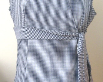 Womens Gingham Dress, Midi Dress, Plus size Dress, Fuller Figure Dress, South African Shop, made to order