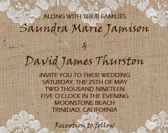 Join Us In The Woods Wedding Invitation 10