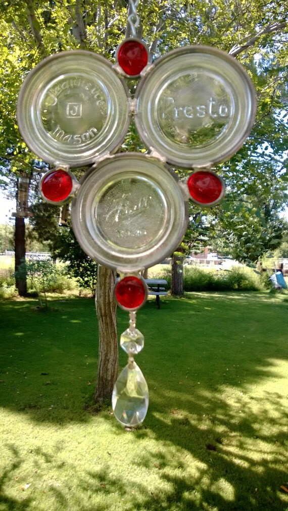 Canning Jar Lid Suncatcher