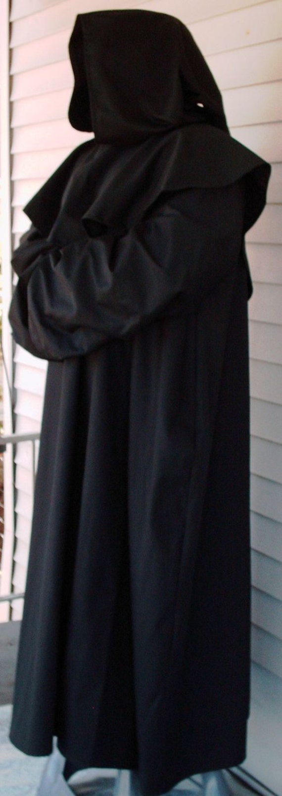 Friar Tuck Monk's Black Robe & Hood by KnightsClothing on Etsy