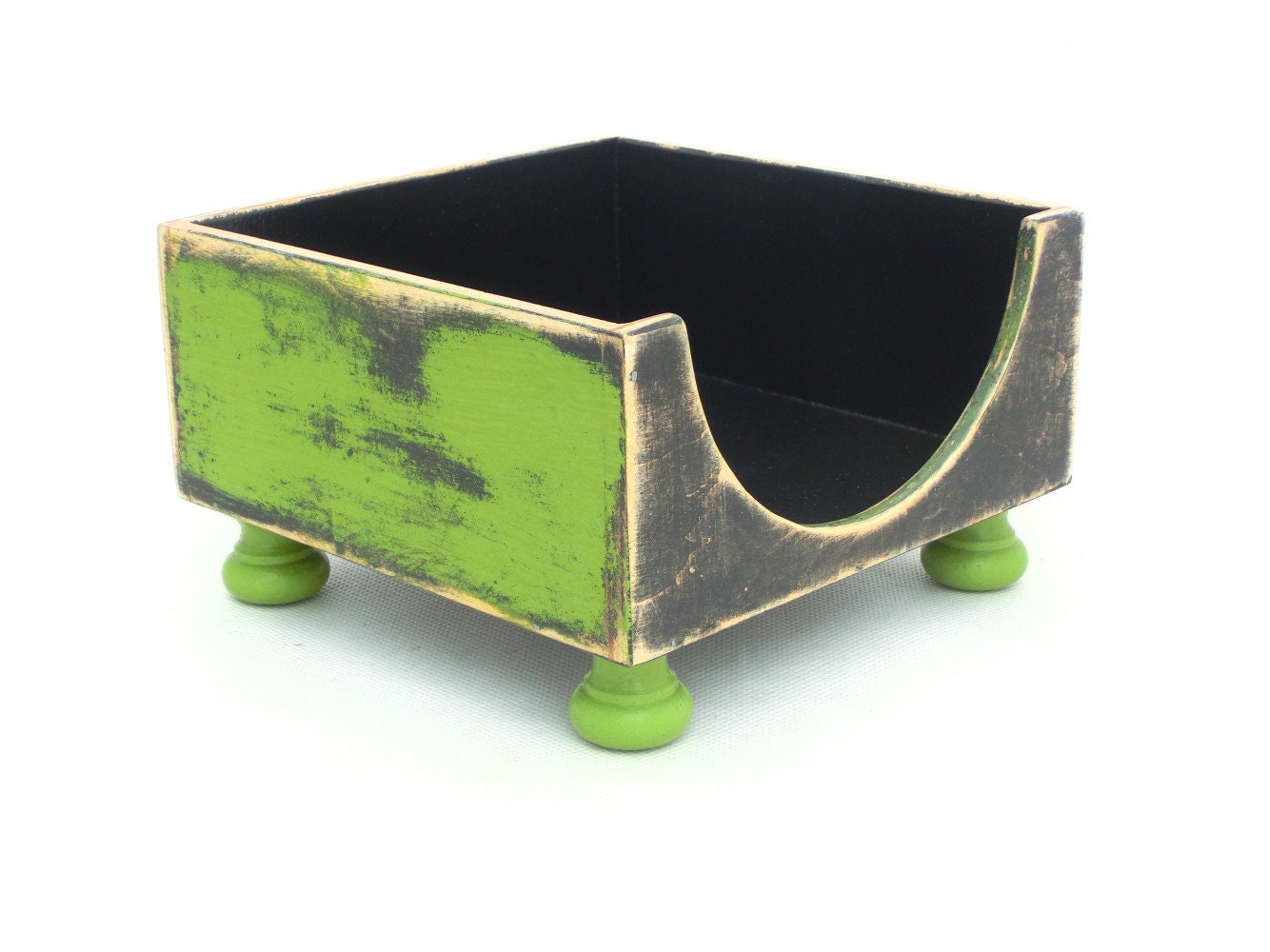 Napkin Holder Wooden Box Green Black Rustic Style Cottage Shabby Chic For Her Home Spring Trends Napkin Holder Wooden Box Green Black Rustic Style Cottage Shabby Chic For Her Home Spring Trends