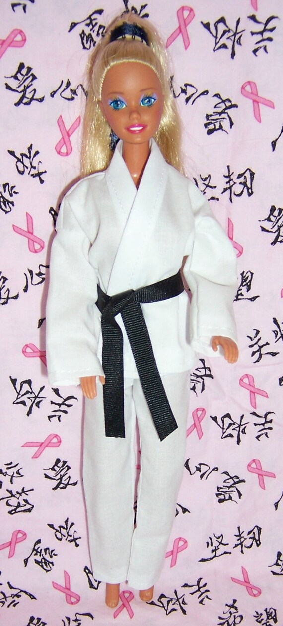 barbie karate outfit