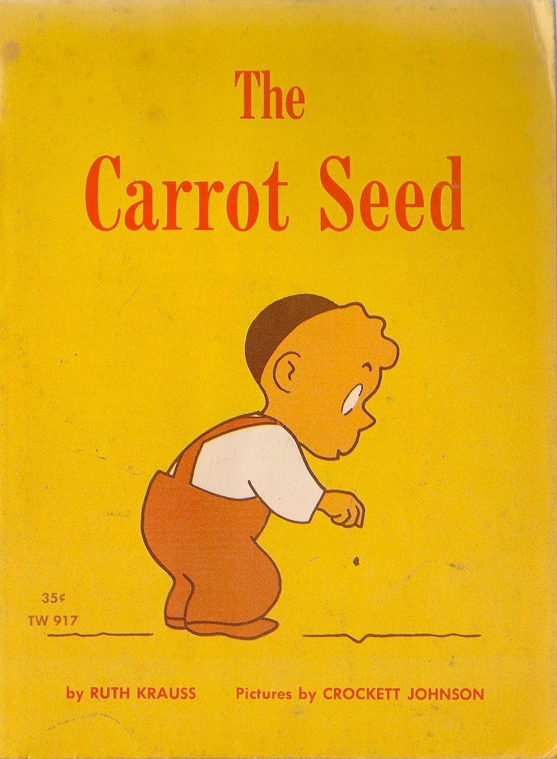 VINTAGE KIDS BOOK The Carrot Seed