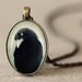 Raven Pendant, Gothic Jewelry, Photo Pendant, Raven Jewelry, Crow Necklace, Crow Jewelry, Raven Necklace, Crow Pendant, Gothic Necklace