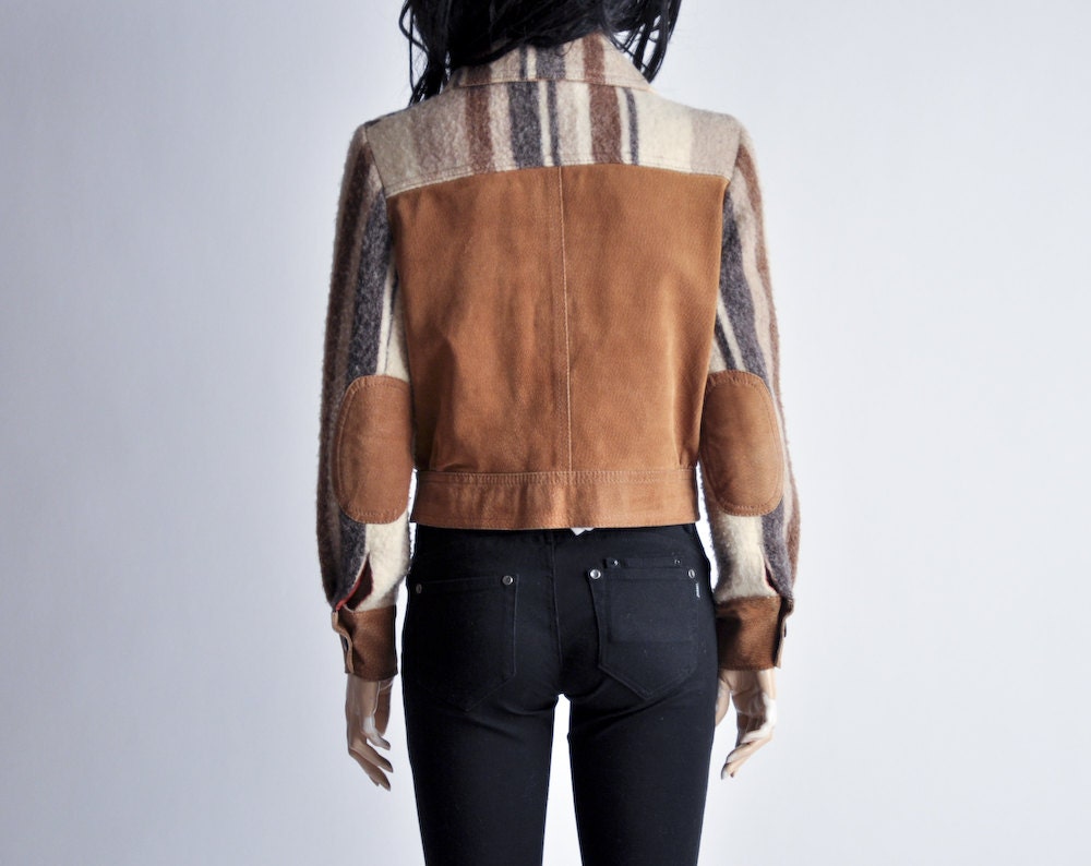 pure new wool and suede ELBOW PATCH jacket / by persephonevintage