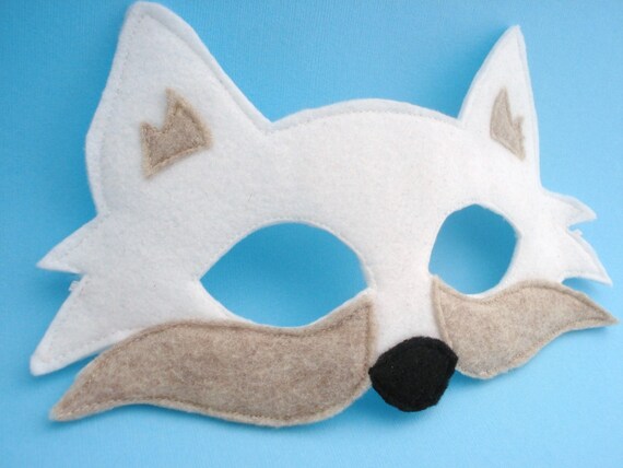 Arctic Fox Mask Fox Mask Arctic Wolf Fox Costume