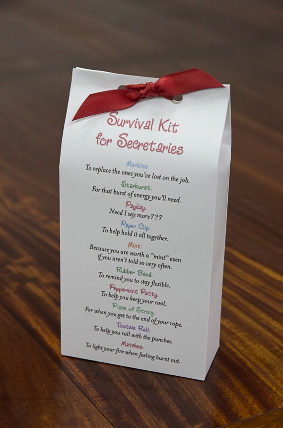 Survival Kit for Secretaries Printable PDF