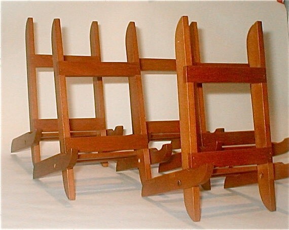 Small Wooden H Frame Design Table Easel Picture Display