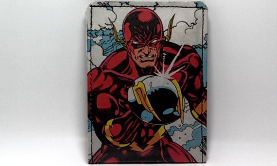 Sewn Duct Tape Comic Book Wallet Vintage The Flash by DuctTuff