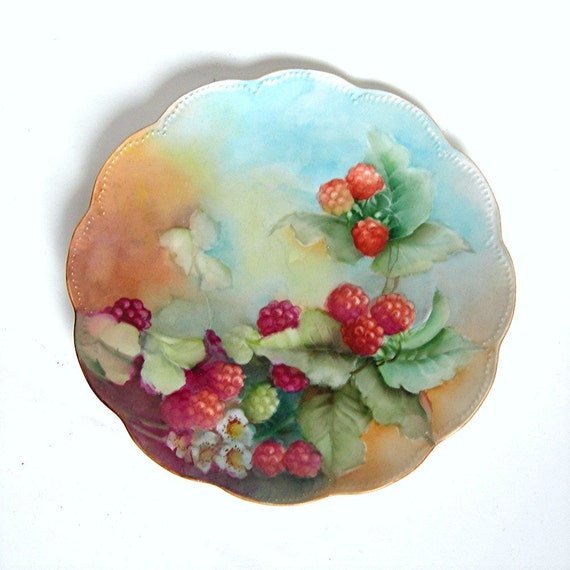 Vintage Haviland China Plate Display Plate Hand Painted