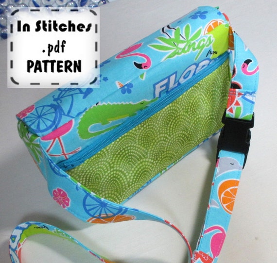 Franny PDF Fanny Pack Pattern EASY instructions DIY Waist Pack Belly Bag Tutorial from sidquilts ...