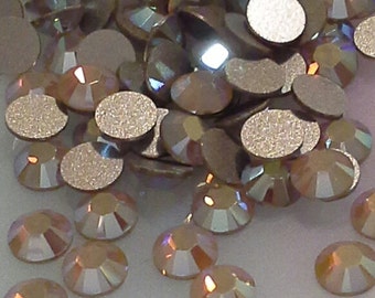 12 ss20 Sand Opal AB Swarovski 4.6mm Crystals Swarovski Sand Opal AB Flatbacks