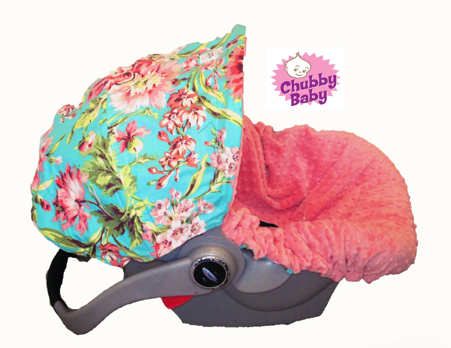 Infant Car Seat Cover Baby Car Seat Cover in Bliss Bouquet