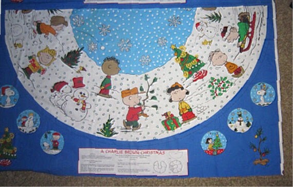 a charlie brown christmas tree skirt or tablecloth by a charlie brown christmas tree skirt or tablecloth by
