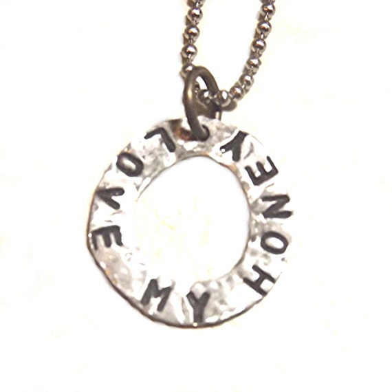 Items similar to Love My Honey Pendant Necklace on Etsy