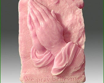 2D Silicone Soap Mold - Faithful Prayers - you are buying from original designer - say no to copycats