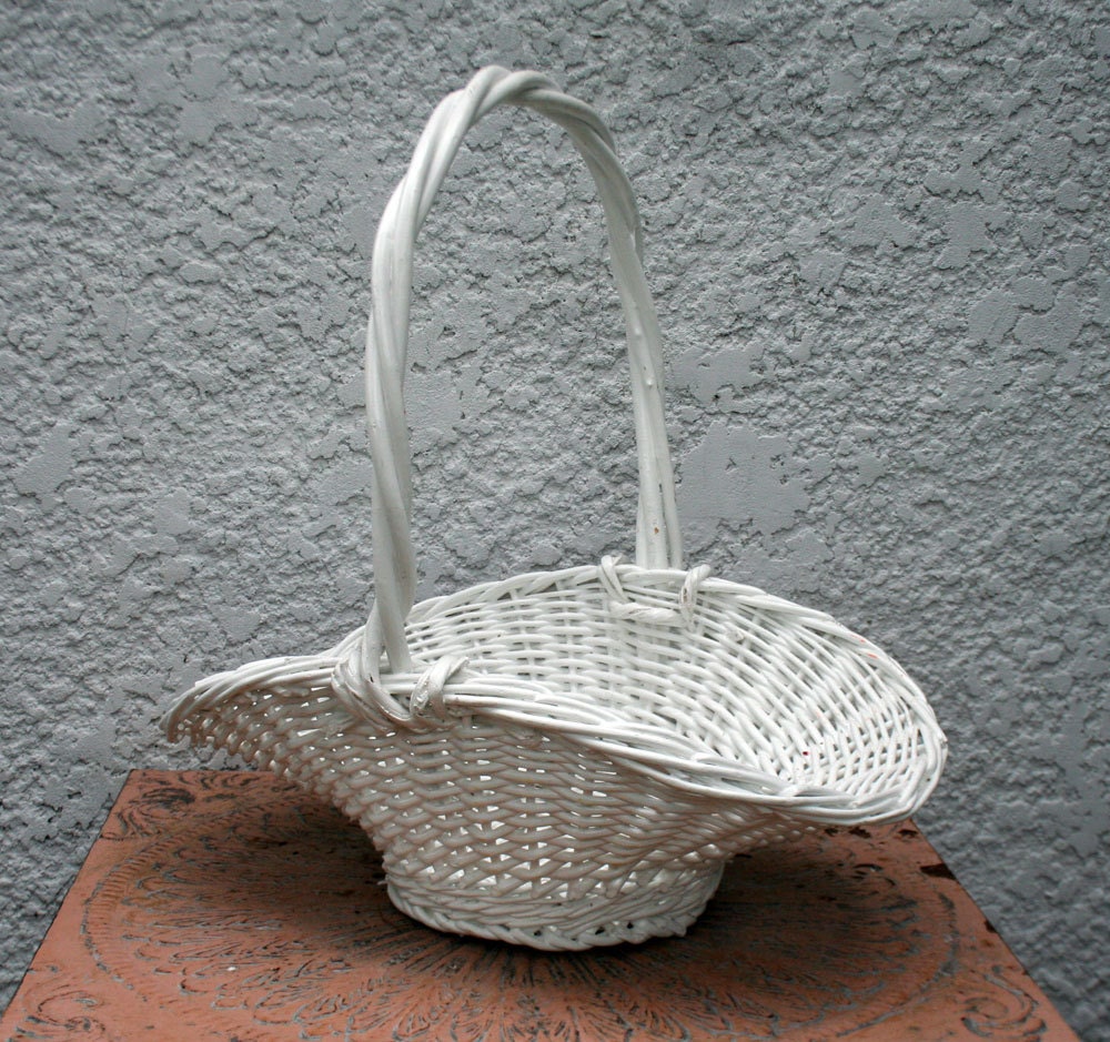 white wicker toy basket