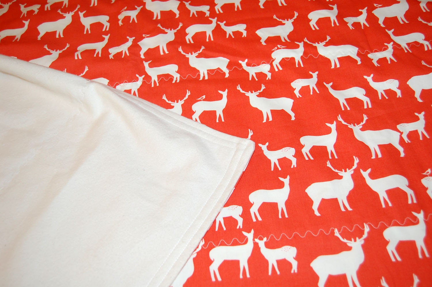 ORGANIC coral baby blanket deep coral by LittleNecessities on Etsy