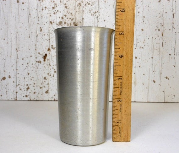 old metal drinking glasses