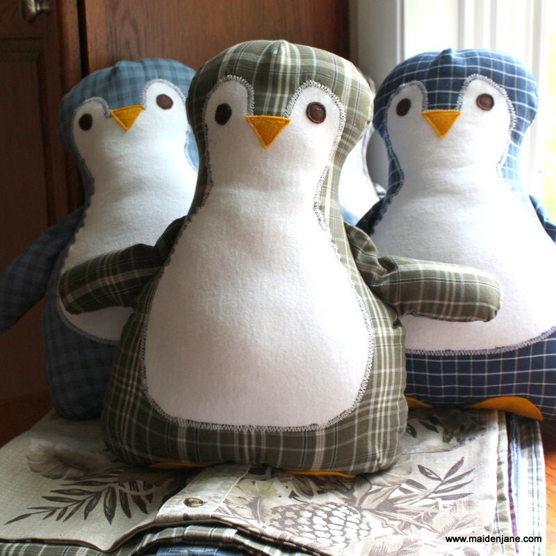 personalised penguin pillow